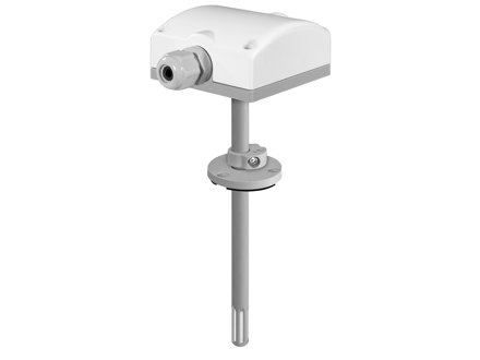Temperature transmitter for duct mounting